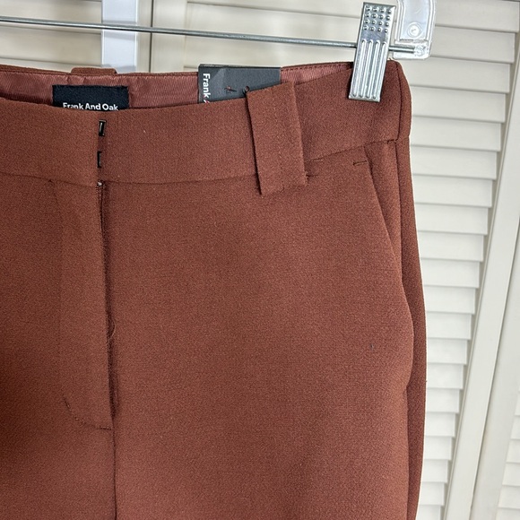 NWT Frank & Oak Alice Straight Ankle Pants Trouser Size 2 - Picture 8 of 16